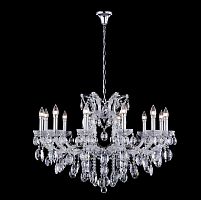 подвесная люстра crystal lux hollywood sp12 chrome в Костроме