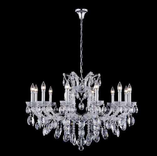 подвесная люстра crystal lux hollywood sp12 chrome в Костроме
