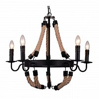 подвесная люстра arte lamp marsiglia a8956lm-5bk в Костроме