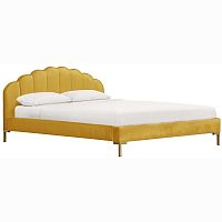 кровать двуспальная 180x200 желтая isabella platform в Костроме