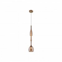подвесной светильник crystal lux lux new sp1 c amber в Костроме