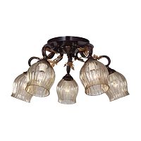 потолочная люстра idlamp brauni 474/5pf-blackpatina в Костроме