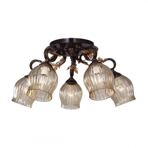 потолочная люстра idlamp brauni 474/5pf-blackpatina в Костроме