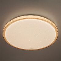 потолочный светодиодный светильник eurosvet sandy 40015/1 led кофе в Костроме