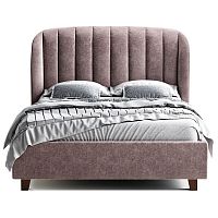 кровать двуспальная 160х200 фиолетовая tulip в Костроме