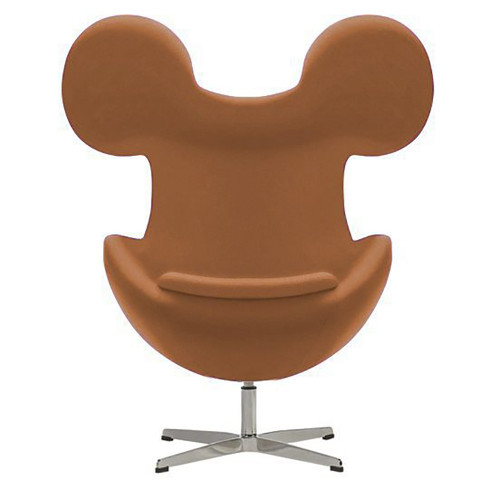 кресло egg mickey бежевое в Костроме