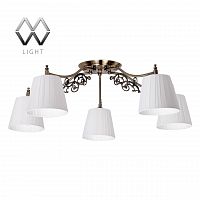 потолочная люстра mw-light моника 372011105 белая в Костроме