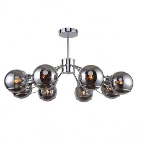 потолочная люстра freya sally fr5014pl-08ch дымчатая в Костроме
