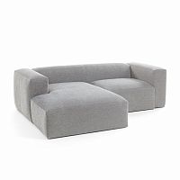 диван блок sofa двухместный левый угол серый от la forma (ex julia grup) в Костроме