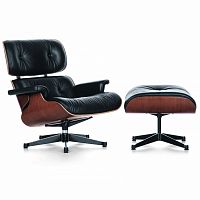 кресло lounge chair черное в Костроме