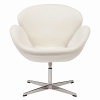 кресло swan chair кремовое в Костроме