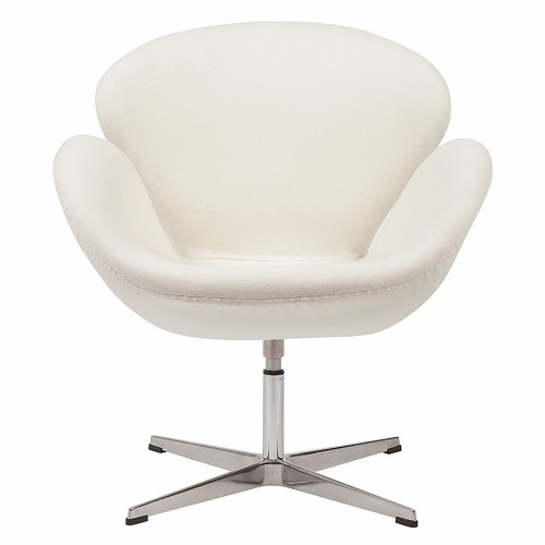 кресло swan chair кремовое в Костроме