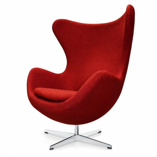 кресло egg chair темно-красное в Костроме