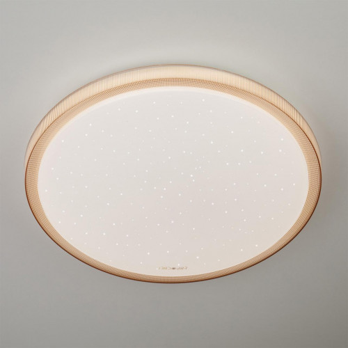 потолочный светодиодный светильник eurosvet sandy 40014/1 led кофе в Костроме