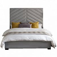 кровать двуспальная 160х200 серая shanti в Костроме