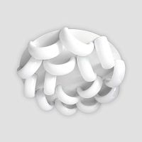 потолочная светодиодная люстра ambrella light orbital cloud fc18/15 wh 300w d1040 в Костроме