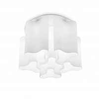 дизайнерская потолочная люстра ideal lux compo pl6 белая в Костроме