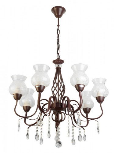 подвесная люстра toplight kelli tl5680d-07pg в Костроме