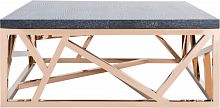 стол журнальный geometric натуральное дерево, графит в Костроме