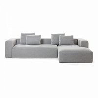 диван blok sofa 3 правый угол светло-серый от la forma (ex julia grup) в Костроме
