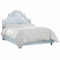 кровать двуспальная 180х200 голубая kennedy french blue в Костроме