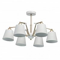 потолочная люстра mw-light таун 6 691011906 белая в Костроме