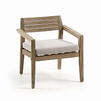 кресло climby из эвкалипта серое от la forma (ex julia grup) в Костроме