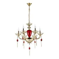 подвесная люстра odeon light donna 3927/6 в Костроме