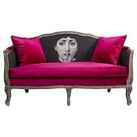 диван «секрет руж» fornasetti прямой красный с черным в Костроме