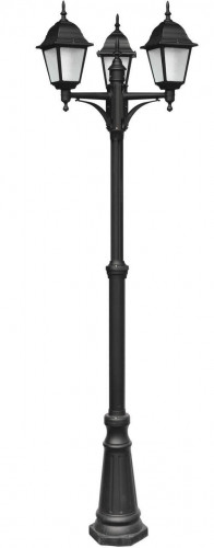 садово-парковый светильник arte lamp bremen a1017pa-3bk в Костроме