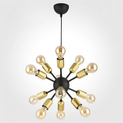 подвесная люстра tk lighting 1469 estrella black в Костроме