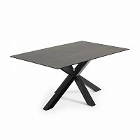 стол arya 160x90 черный, фарфоровый c436k09 от la forma (ex julia grup) в Костроме