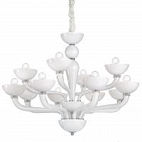 люстра дизайнерская ideal lux casanova белая, хром в Костроме