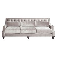 диван tufted прямой серый в Костроме