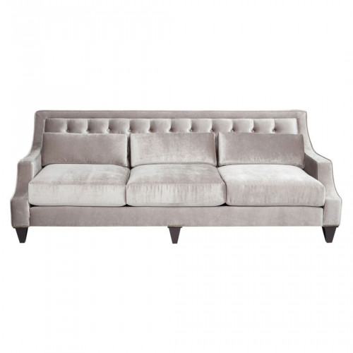 диван tufted прямой серый в Костроме