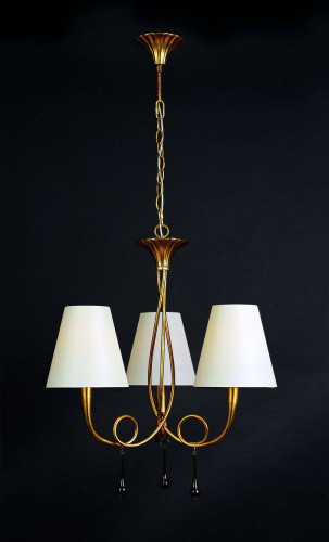 подвесная люстра mantra paola painted gold 3542 в Костроме