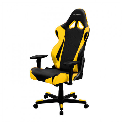кресло геймерское dxracer racing re0 черно-желтое в Костроме