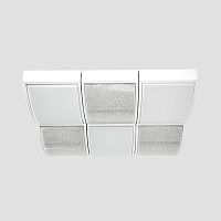 потолочный светодиодный светильник ambrella light orbital crystal sand fs1510 wh/sd 144w d540*540 в Костроме