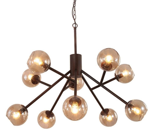 подвесная люстра crystal lux bueno sp-pl10 в Костроме