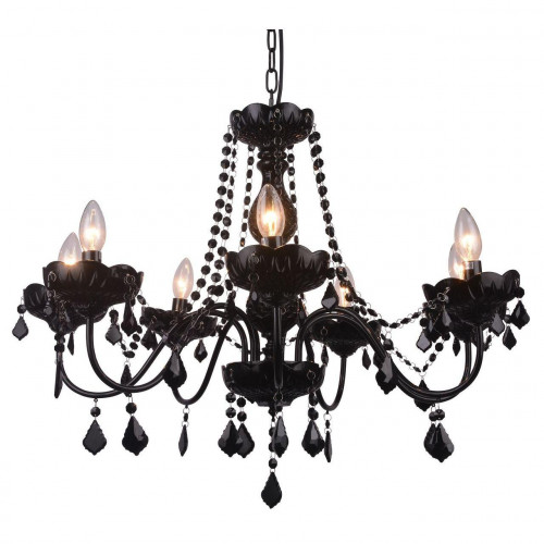 подвесная люстра arte lamp odillia a8918lm-7bk в Костроме