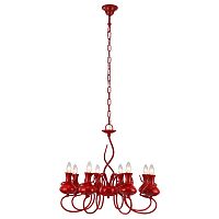 подвесная люстра arte lamp vaso a6819lm-8rd в Костроме