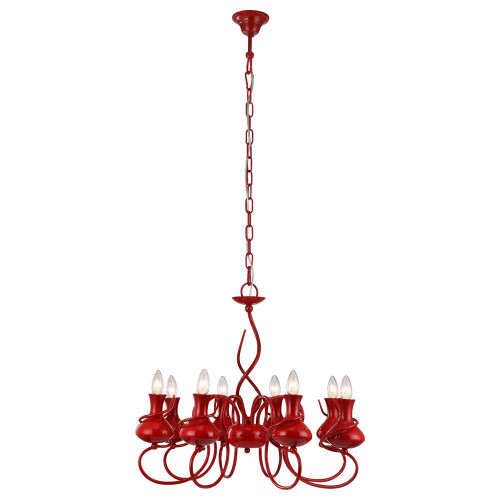 подвесная люстра arte lamp vaso a6819lm-8rd в Костроме