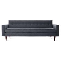 диван bantam sofa большой прямой пепельно-серый в Костроме