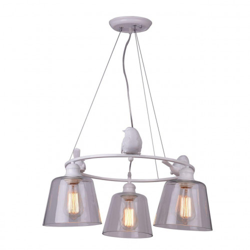 подвесная люстра arte lamp passero a4289lm-3wh в Костроме