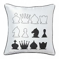 подушка с шахматами chess white в Костроме