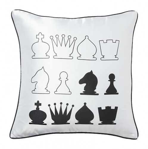 подушка с шахматами chess white в Костроме