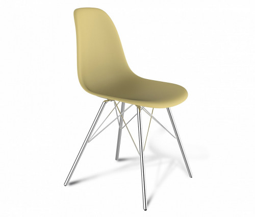 стул dsr бежевый s37 (eames style) в Костроме
