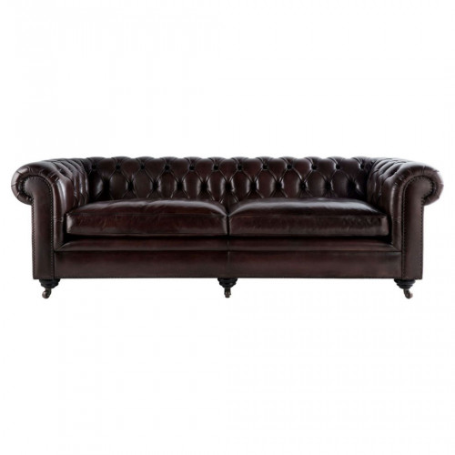 диван chesterfield lounge прямой темно-коричневый в Костроме