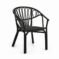 кресло corynn из ротанга черное cc0699fn01 от la forma (ex julia grup) в Костроме
