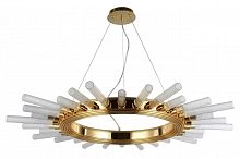 подвесная люстра crystal lux fair sp15 gold d1000 золото в Костроме